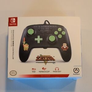 Nintendo Black and Green Wired Controller for Switch